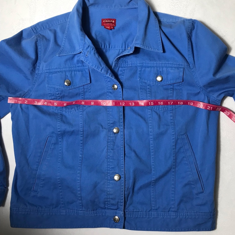 Chaps Blue Jean Jacket - Picture 7 of 8